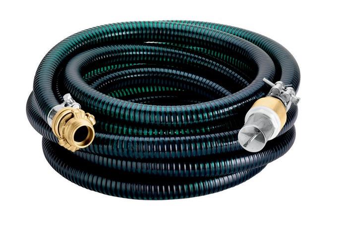 Saugschlauchset 7 m Innen-Ø 25 mm transparent grün Außen-Ø 25,4 METABO