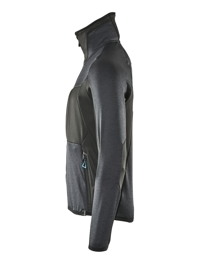 Fleecejacke ADVANCED Schwarzblau/Schwarz S
