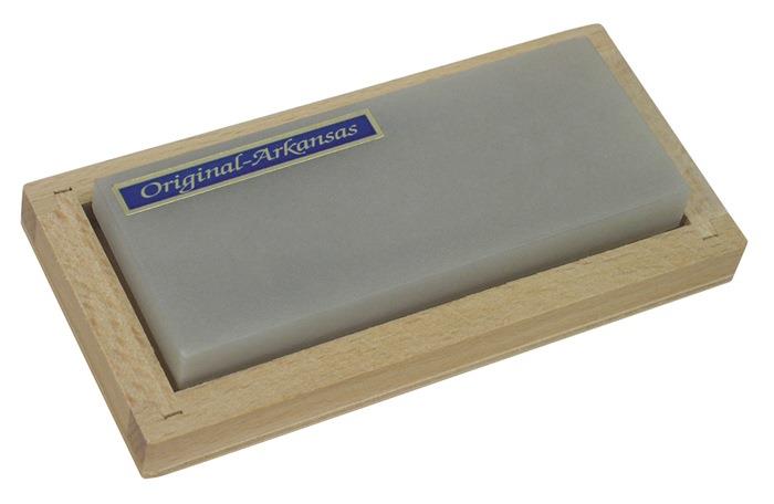 Schleifstein fein im Holzkasten 40 mm 100 mm