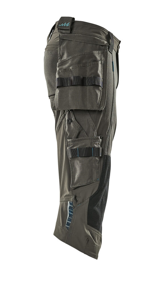 Dreiviertel-Hose mit Hängetaschen ADVANCED Dunkelanthrazit C42