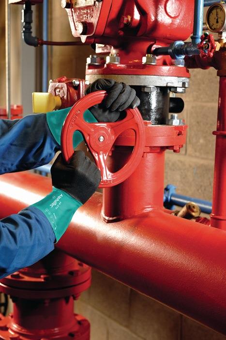 Chemikalienhandschuhe AlphaTec 58 270 EN 388, EN 374, EN 1149 PSA Kategorie III 10