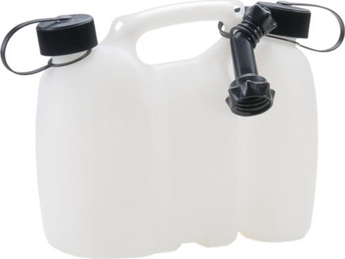 Kraftstoffdoppelkanister PROFI 3+1,5l natur HDPE L308xB145xH254mm HÜNERSDORFF