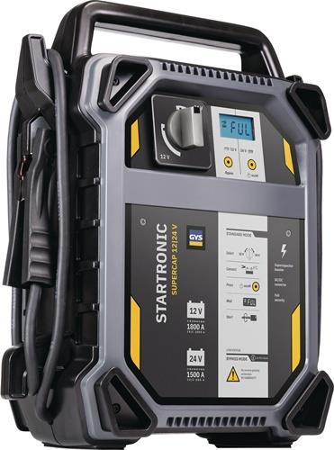 Starthilfegerät SUPERCAP 12/24V 12 V+24V Startstrom 12 V:1800 A,24 V:1500 A