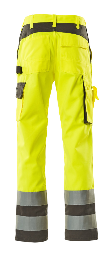 Hose mit Knietaschen SAFE COMPETE Hi-vis Gelb/Anthrazit 76C50