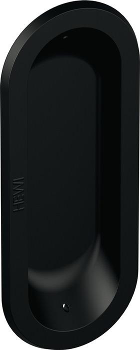 Einlassmuschel HEWI 90 tiefschwarz 90m