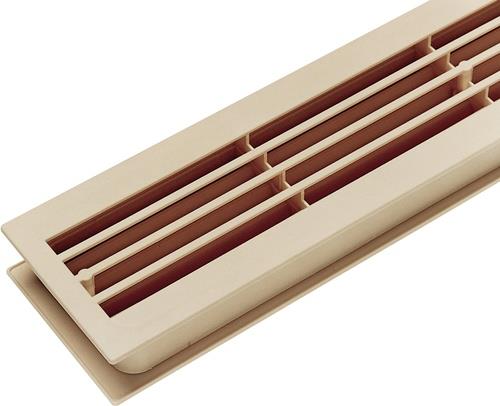 Badezimmerlüftung L.452mm B.92mm Ku.braun Ecken ger.