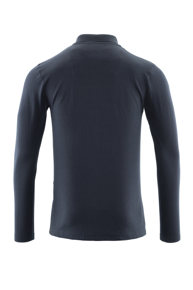 Polo-Shirt, Langarm CROSSOVER Schwarzblau 2XLONE