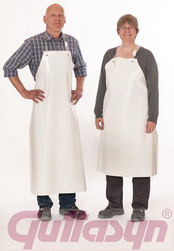PVC Säureschürze Guttasyn® FR5 L.ca.120xB.ca.90cm weiß GUTTASYN