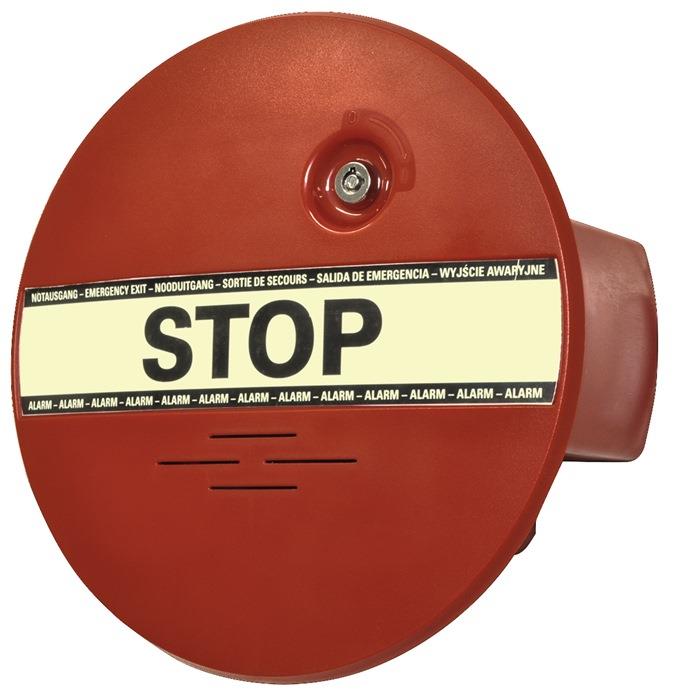 Überwachungsgerät Dexcon ohne Voralarm Überwachung von Türen und Fenstern Kunststoff rot GFS