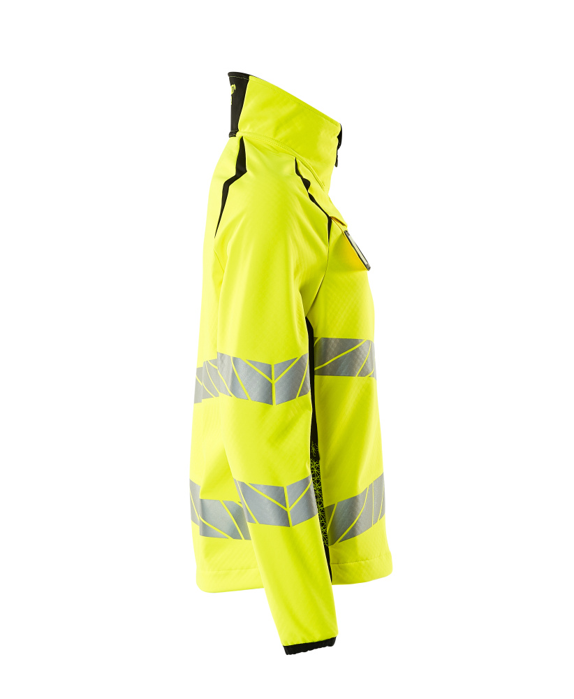 Damen-Passform Softshelljacke ACCELERATE SAFE Hi-vis Gelb/Schwarz 5XL