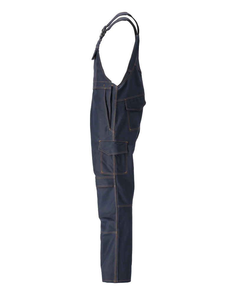 Latzhose mit Knietaschen MULTISAFE Schwarzblau 90C52