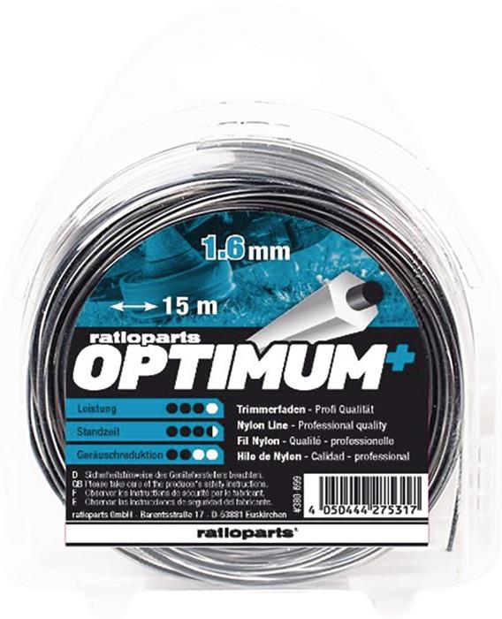 Nylonfaden Optimum 1,6 mm 15 m