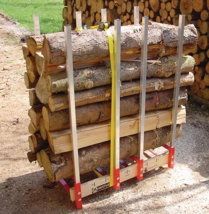 Sägebock Holzmichel Breite 820 x Höhe 1130 x Tiefe 465 mm Alu / Holz NESTLE