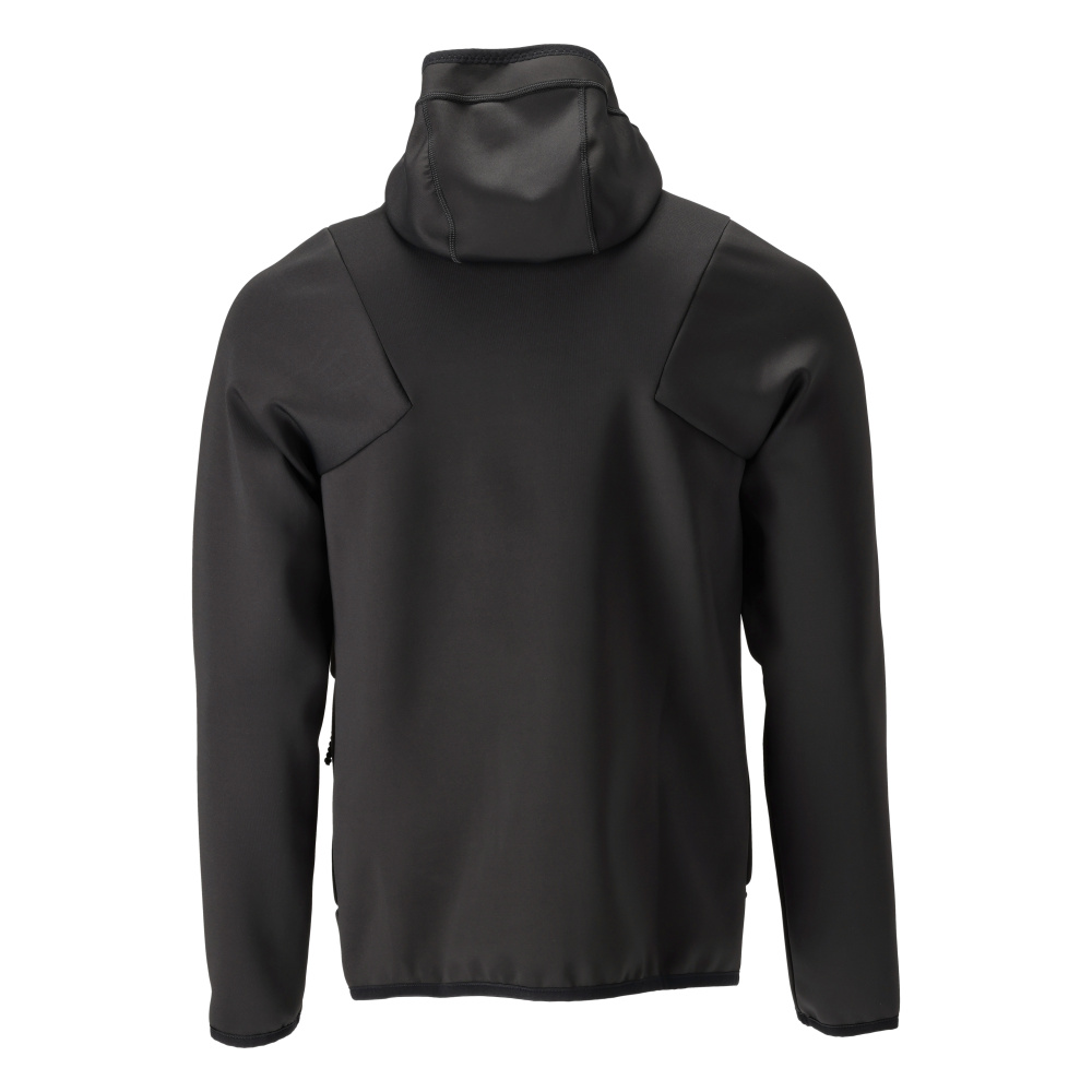 Fleecejacke mit Kapuze CUSTOMIZED Schwarz S
