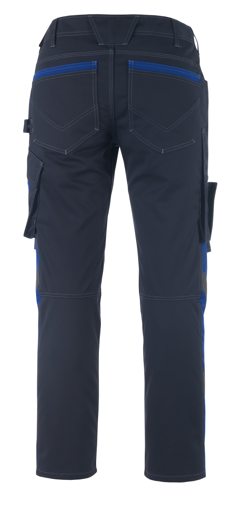 Hose mit Knietaschen UNIQUE Schwarzblau/Kornblau 76C54