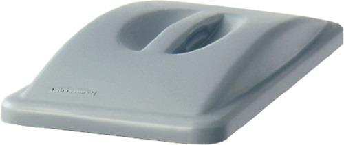 Deckel PE grau B290xT520mm f.Wertstoffsammler 60/87l m.Griff RUBBERMAID