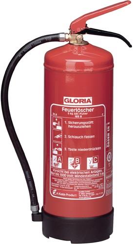 Dauerdruck-Pulverfeuerlöscher PD 12 G A 12kg Brandkl.55 A 233 B C m.Wandh.GLORIA