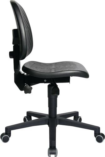 Arbeitsdrehstuhl TEC 40 Rl.Polyurethanschaum schwarz 410-540mm TOPSTAR