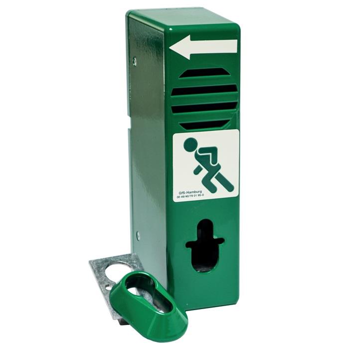 Schwenk-Türwächter grün lackiert Basis GFS