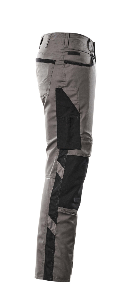 Hose mit Knietaschen UNIQUE Anthrazit/Schwarz 82C44