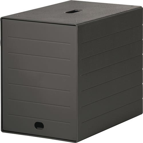 Schubladenbox 7 Schubl.m.versenkbarer Frontklappe anth.H322xB250xT365mm DURABLE