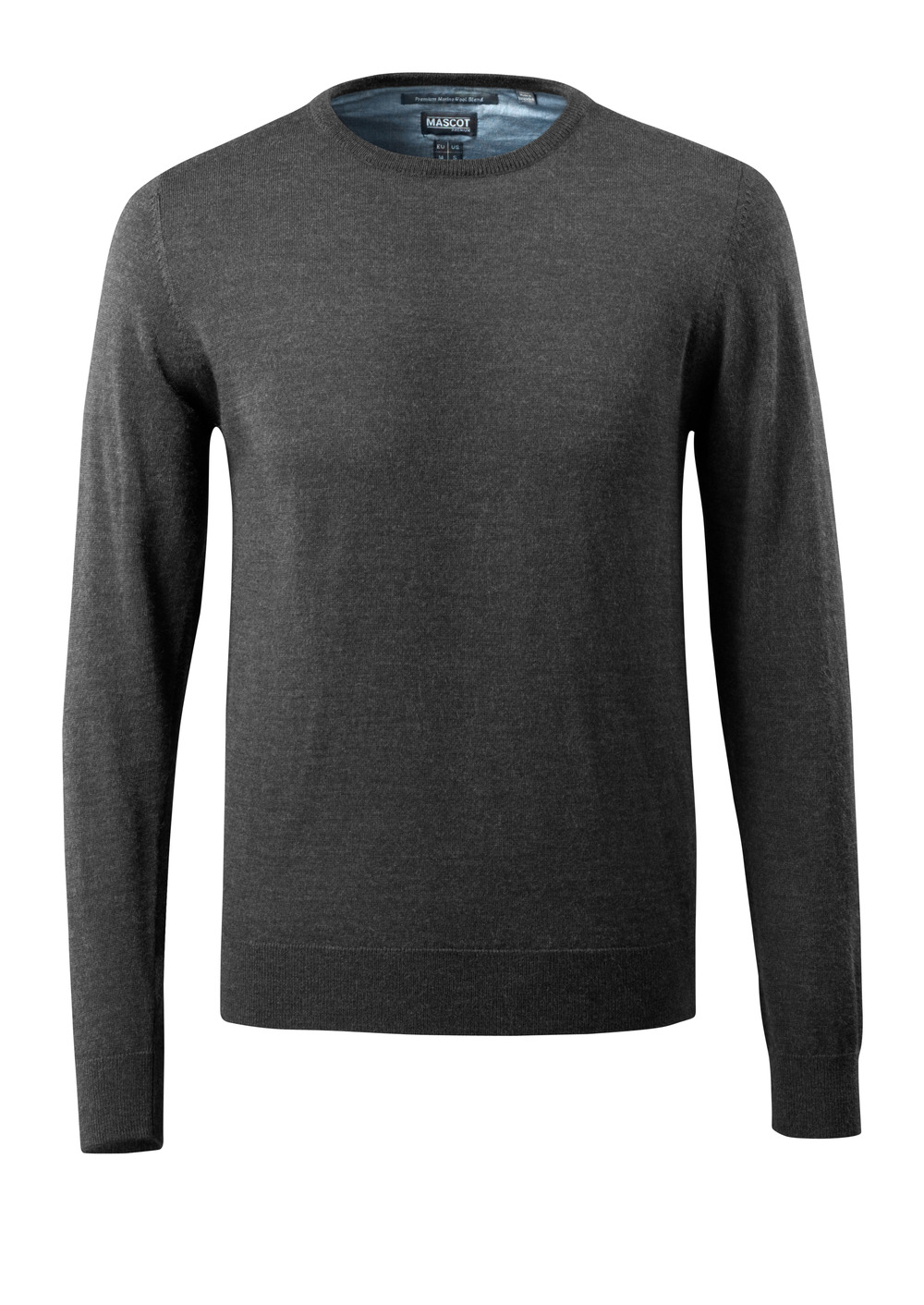 Strickpullover FRONTLINE Dunkelanthrazit/Hellgrau-meliert M