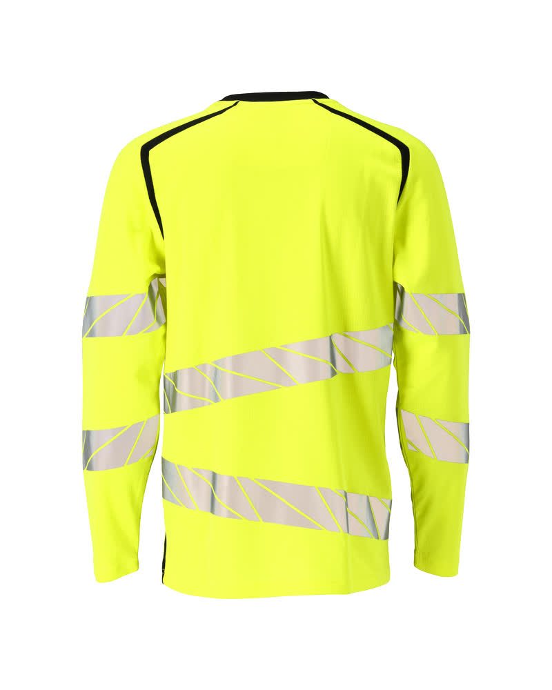 Langarmshirt ACCELERATE SAFE Hi-vis Gelb/Schwarz L  ONE