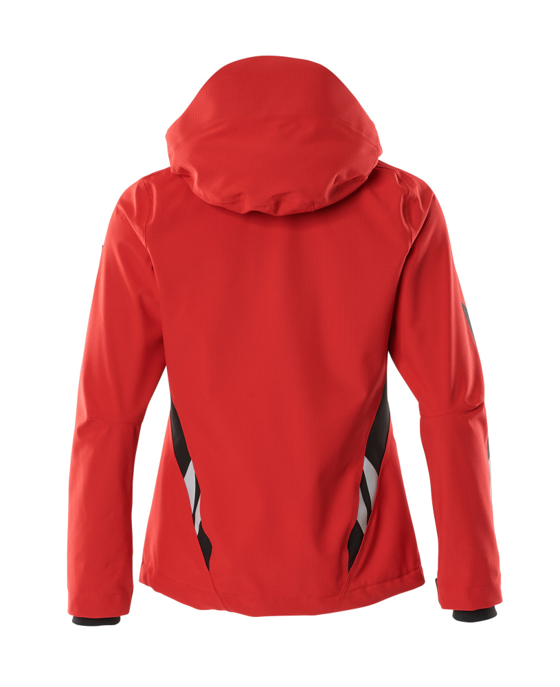 Damen-Passform Hardshelljacke ACCELERATE Verkehrsrot/Schwarz 3XL