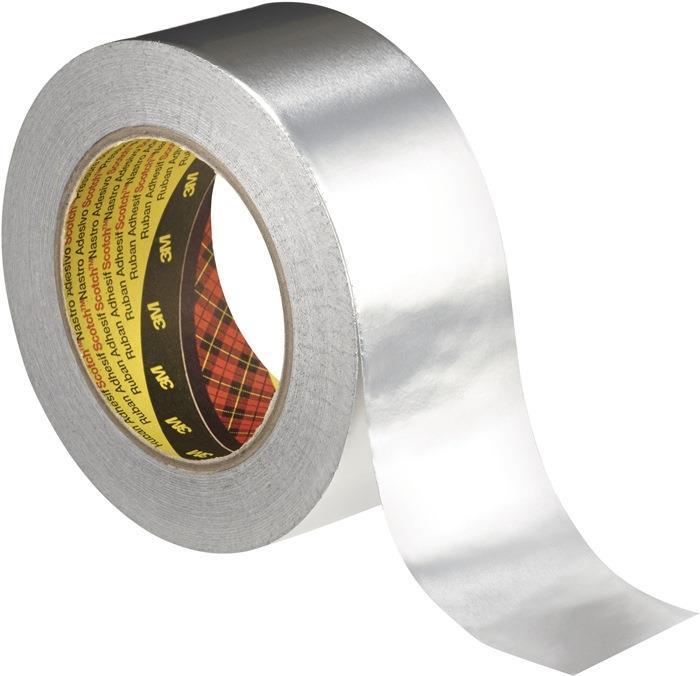 Aluminiumklebeband 1436 P/F mit Liner Länge 50 m Breite 50 mm Rolle 3M