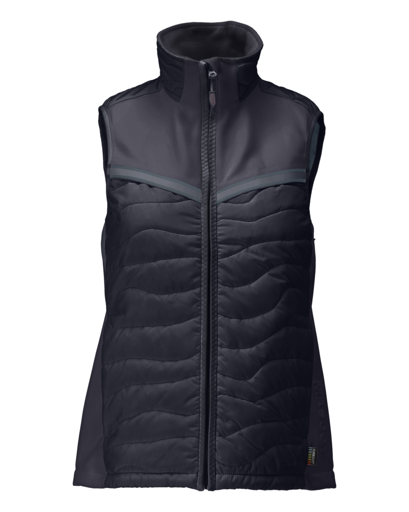 Damen-Passform Thermoweste CUSTOMIZED Schwarzblau 5XL