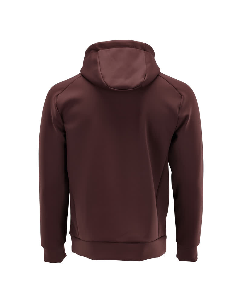 Fleece Kapuzenpullover CUSTOMIZED Bordeaux 2XL