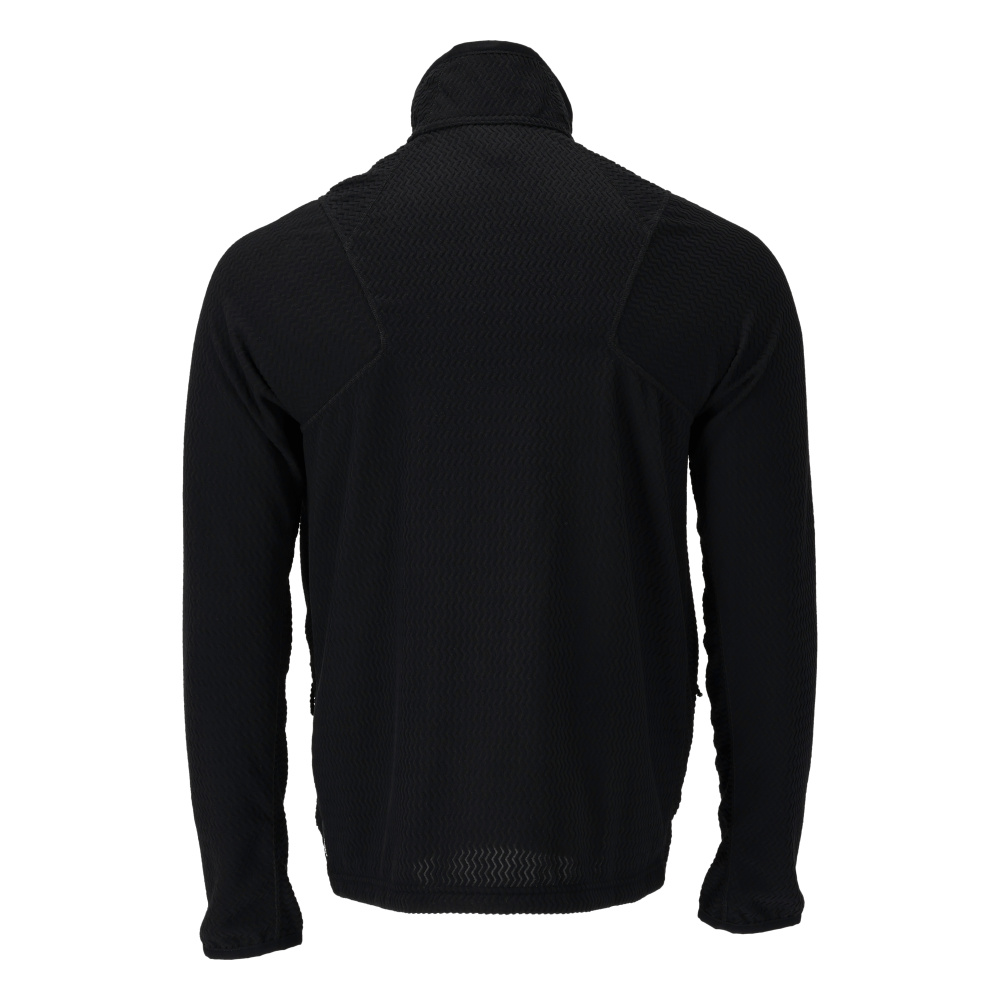 Microfleece Pullover mit Reißverschluss CUSTOMIZED Schwarz 4XL