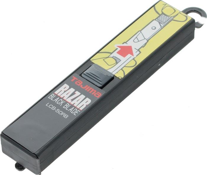 Abbrechklinge RAZAR BLACK L100xB18xS0,5mm 7 Sollbruchstellen 10 Stück / SB-Karte TAJIMA
