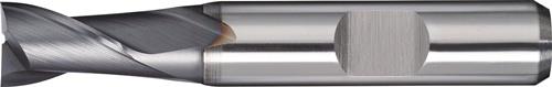 Bohrnutenfräser DIN 327D TypN D.10mm HSS-Co8 TiCN Weldon Z.2 kurz TECWERK
