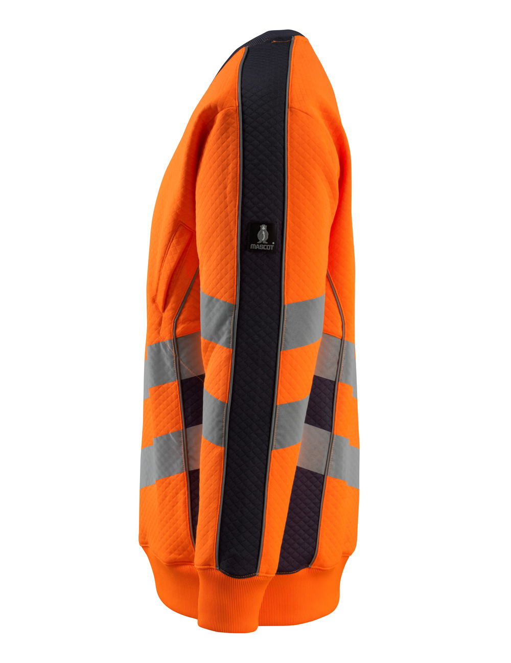 Sweatshirt SAFE SUPREME Hi-vis Orange/Schwarzblau M