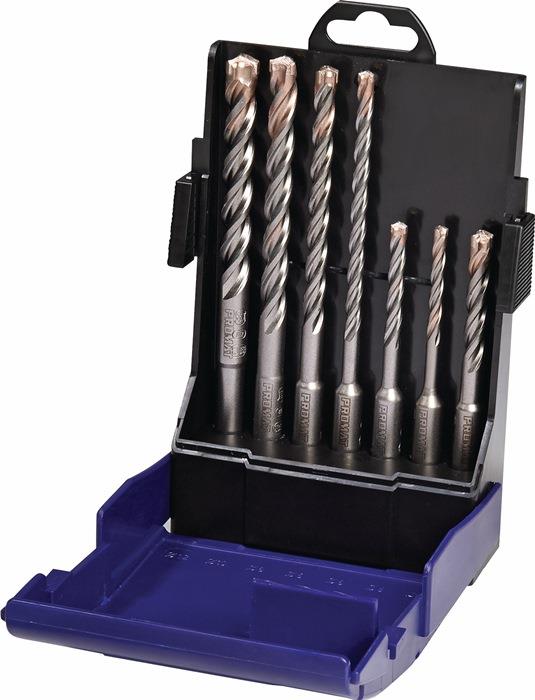 Hammerbohrersatz Multicutter 4 7-teilig SDS-plus Kunststoffkassette PROMAT