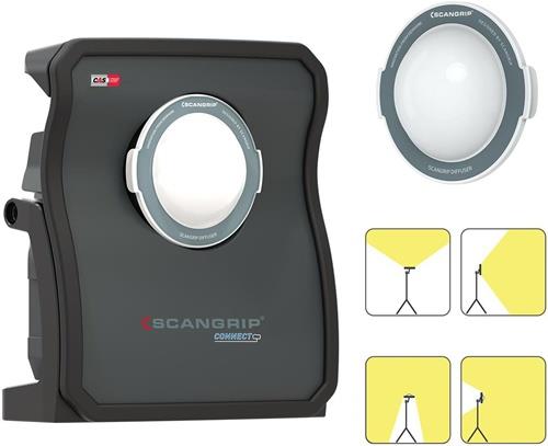 LED-Strahler NOVA 10 CONNECT 75 W 1000-10000 lm IP65 SCANGRIP