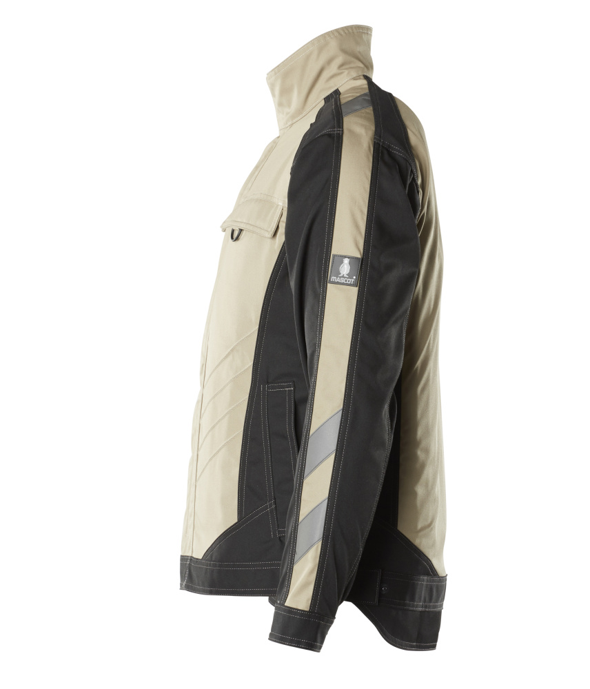 Jacke UNIQUE Hellkhaki/Schwarz L