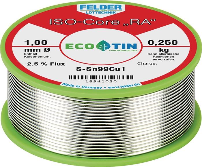 Lötdraht ISO-Core® RA 250 g S-Sn99Cu1 FELDER 1,5 mm