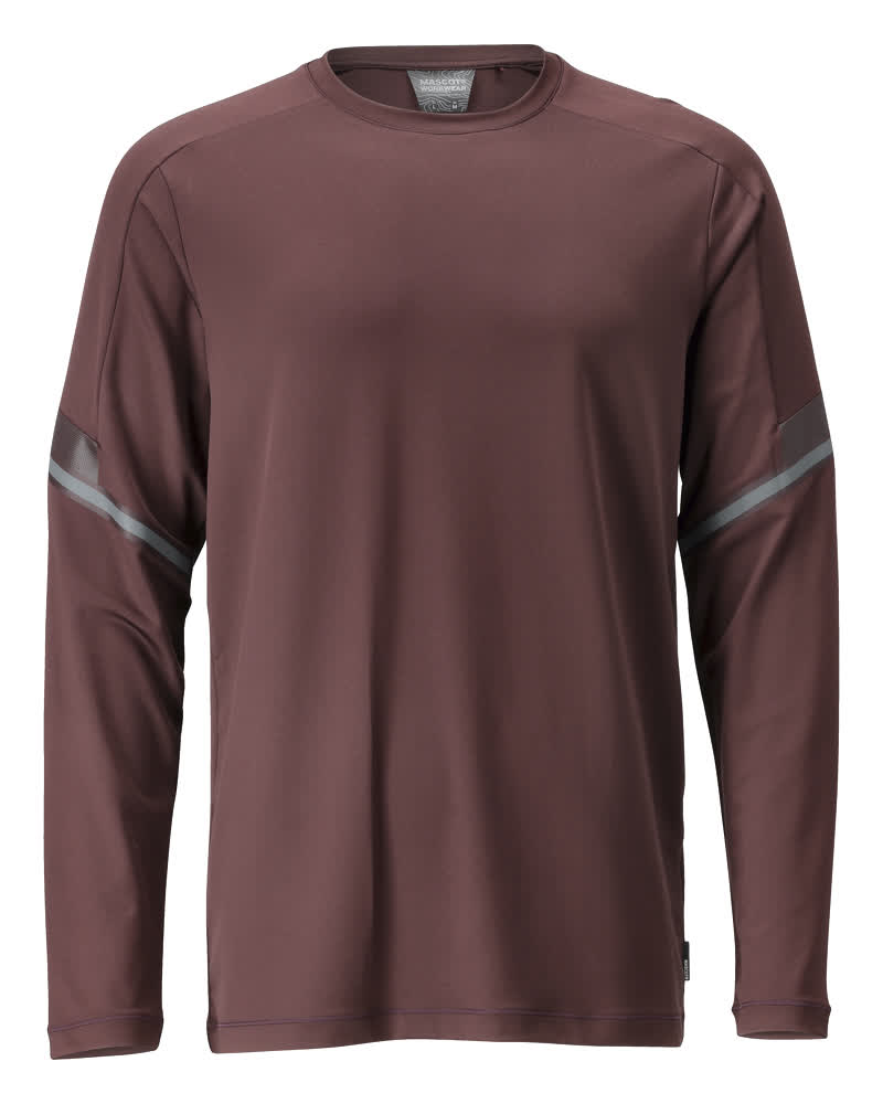 Langarmshirt CUSTOMIZED Bordeaux 2XL