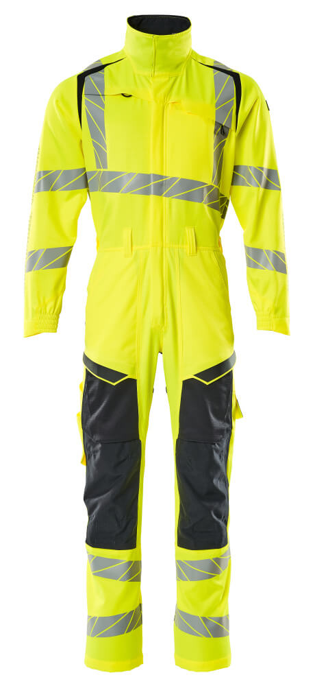 Overall mit Knietaschen ACCELERATE SAFE Hi-vis Gelb/Schwarzblau 4XL