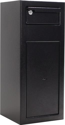 Tresor H600xB250xT260mm 19l 1 Tür,1 Einwurfklappe schwarz ROTTNER