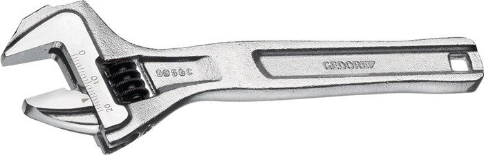 Rollgabelschlüssel mit Einstellskala max. 20 mm 153 mm