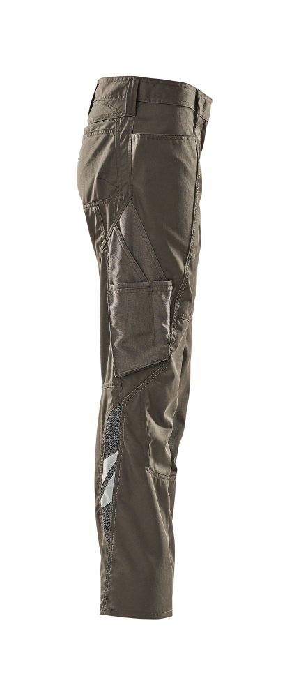 Damen-Passform PEARL Hose mit Schenkeltasche ACCELERATE Dunkelanthrazit 82C40