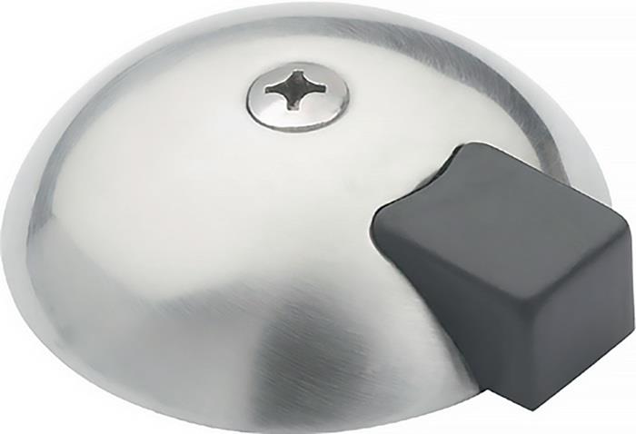 Bodentürstopper 3699 Ø 70/75 mm Höhe 18/22 mm Edelstahl matt Dübelmontage HERMAT