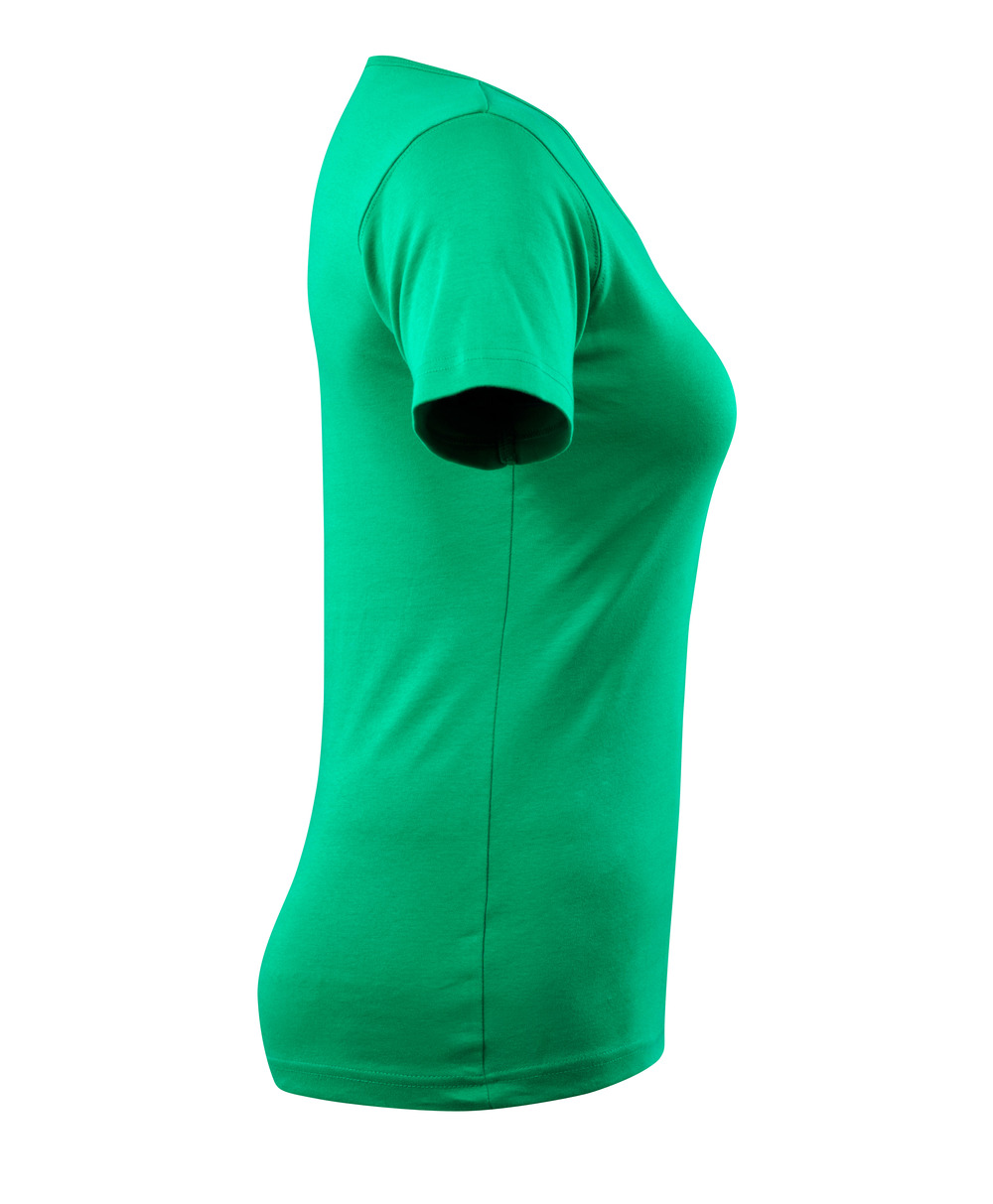 Damen-Passform T-Shirt CROSSOVER Grasgrün S