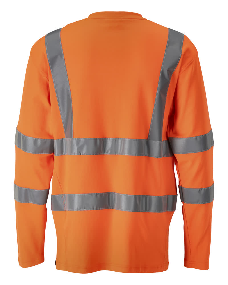Langarmshirt SAFE CLASSIC Hi-vis Orange L