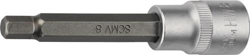Steckschlüsseleinsatz 1/2 Zoll Innen-6-kant SW 10mm L.100mm TECWERK