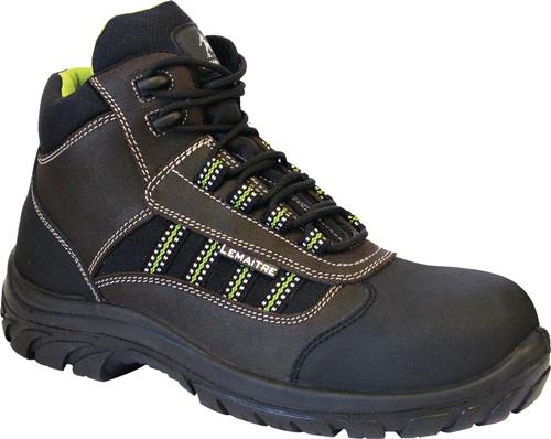 Sicherheitsstiefel Danube Gr.43 schwarz/braun Leder/Textileins. S3 SRC EN20345