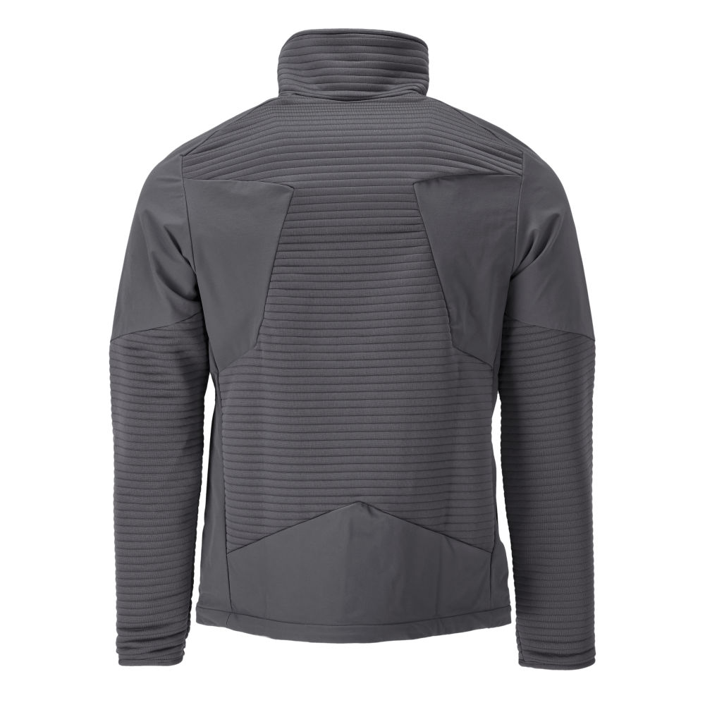 Fleecepullover mit Reißverschluss und Futter CUSTOMIZED Anthrazitgrau M